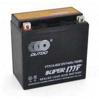 Аккумулятор YTX14-BS 12V 12Ah OUTDO (GEL)