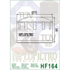 Фільтр масляний Hiflofiltro HF164*