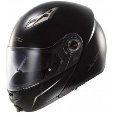 Шлем LS2 FF370 Ride Solid модуляр (с очками) черный глянец