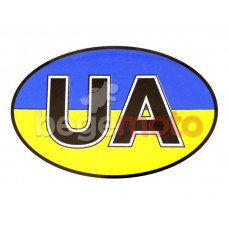 Наклейка "UA" цветная